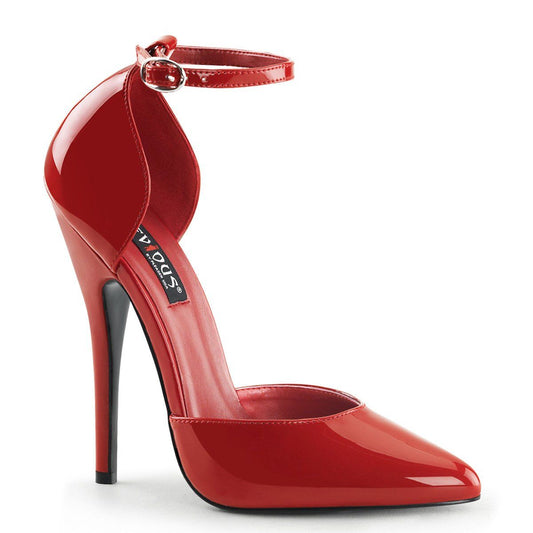 DOMINA-402 Red Patent Devious