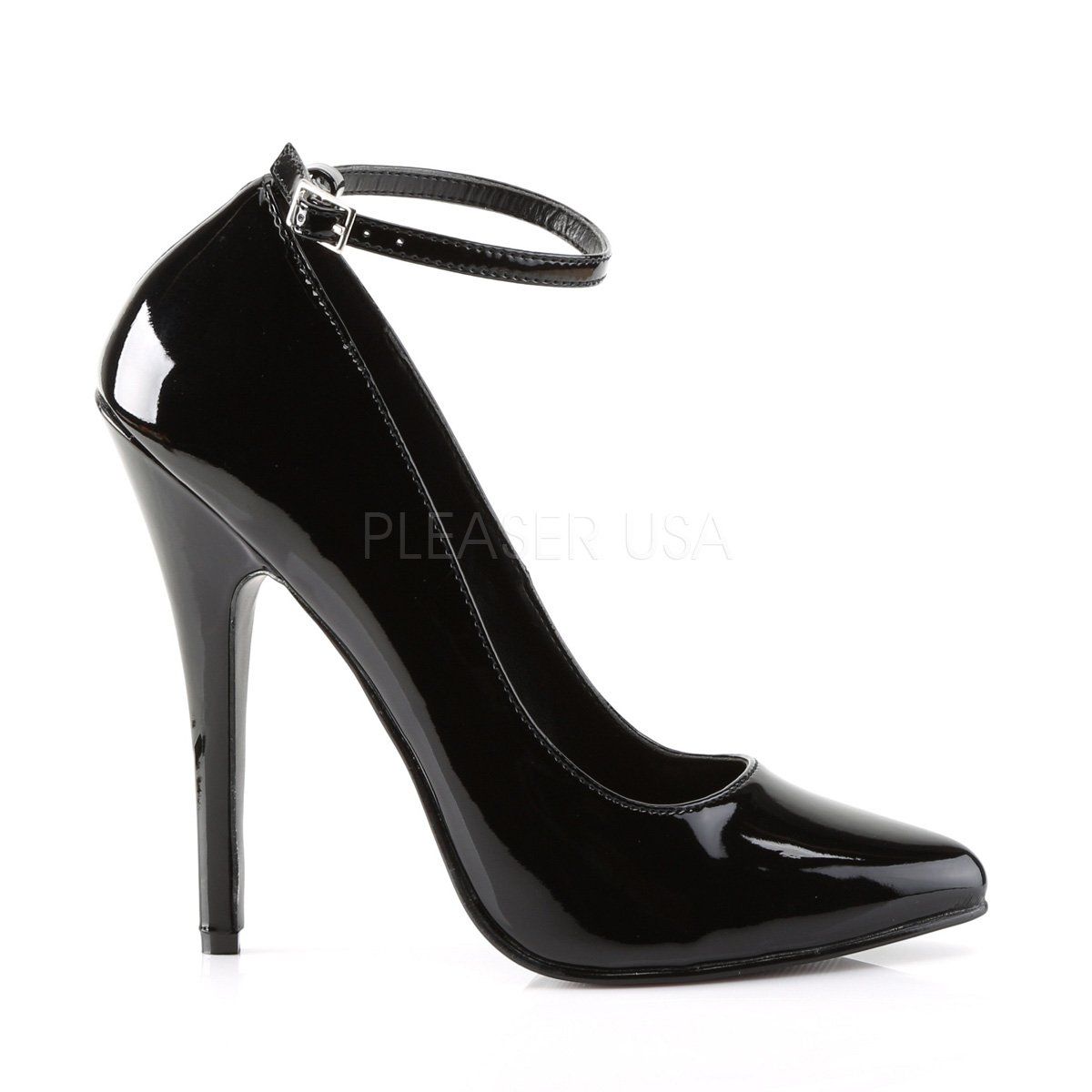 DOMINA-431 Black Patent Devious