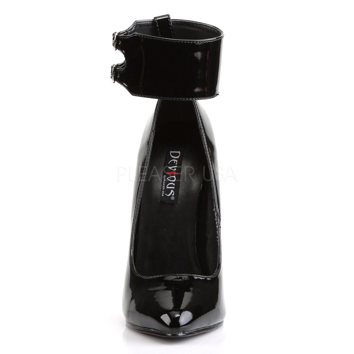 DOMINA-434 Black Patent Devious