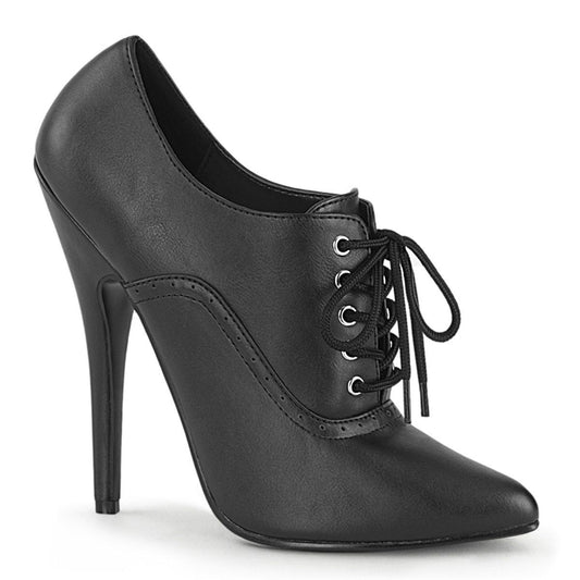 DOMINA-460 Black Faux Leather Devious
