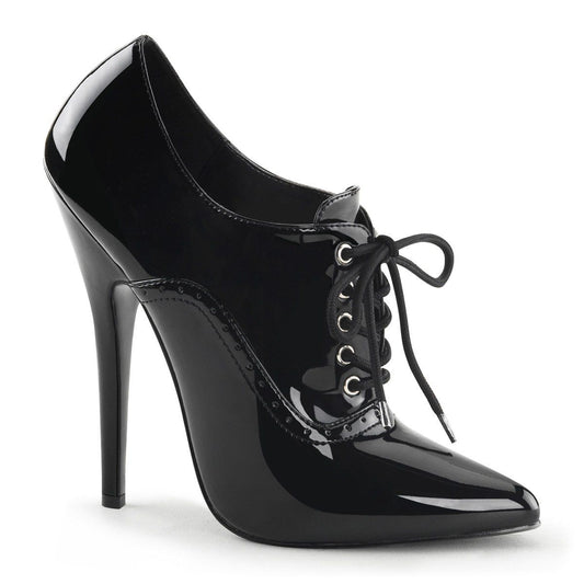 DOMINA-460 Black Patent Devious