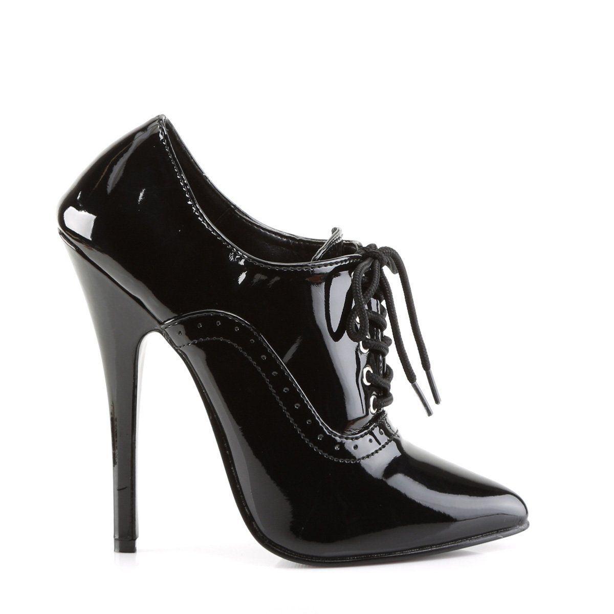 DOMINA-460 Black Patent Devious