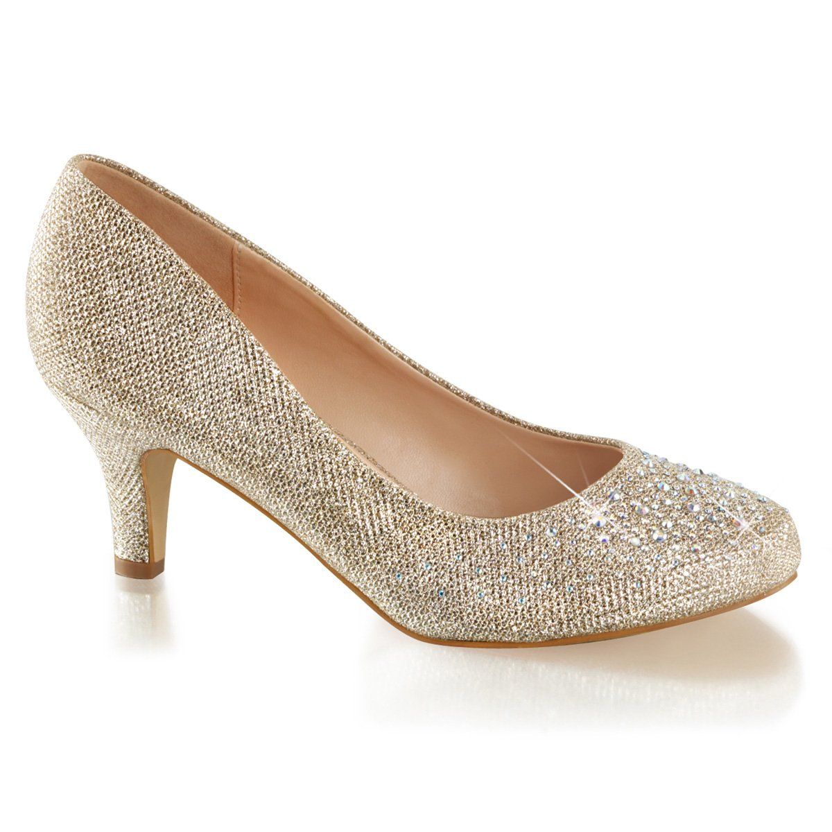 DORIS-06 Nude Glitter Mesh Fabric Fabulicious