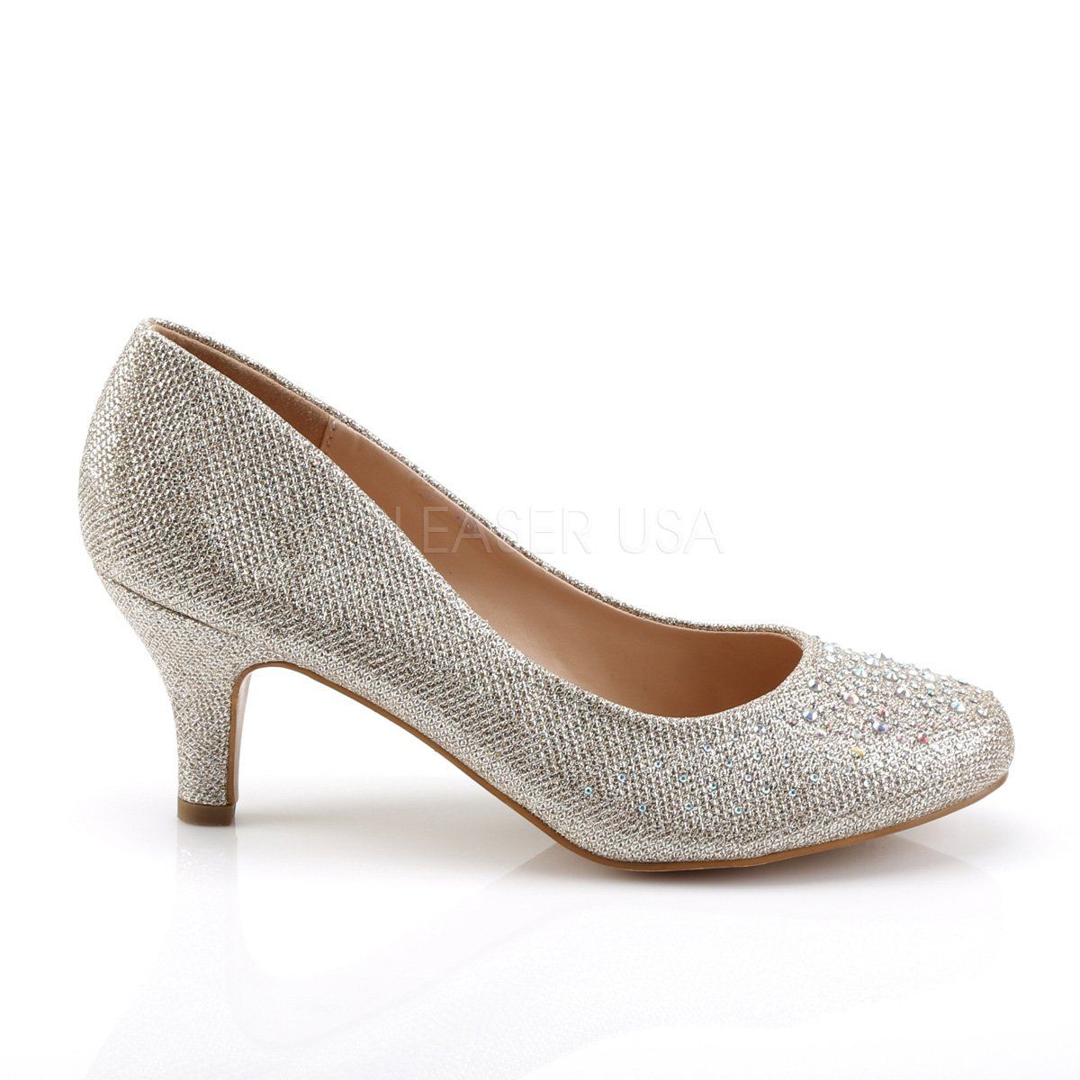 DORIS-06 Nude Glitter Mesh Fabric Fabulicious
