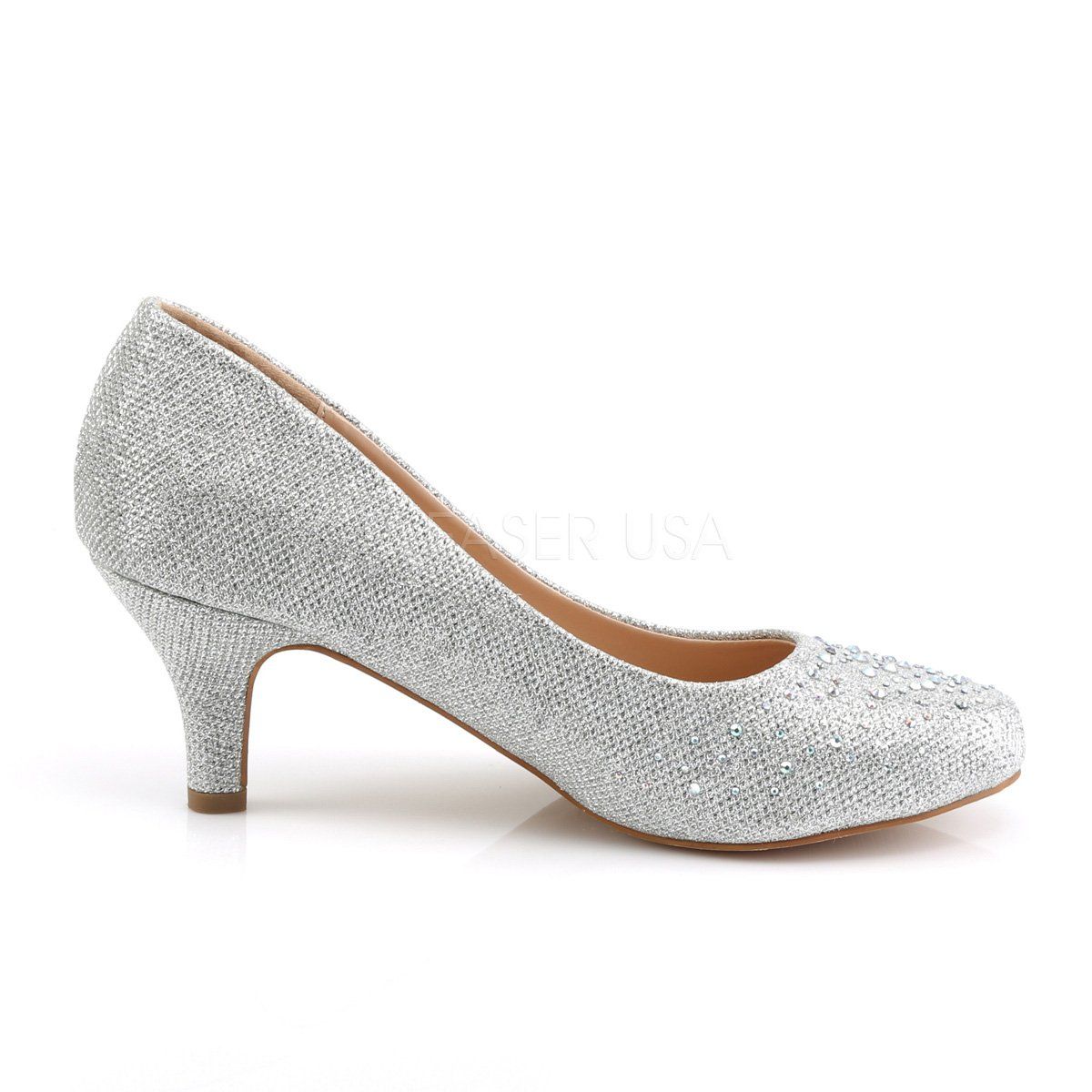 DORIS-06 Silver Glitter Mesh Fabric Fabulicious