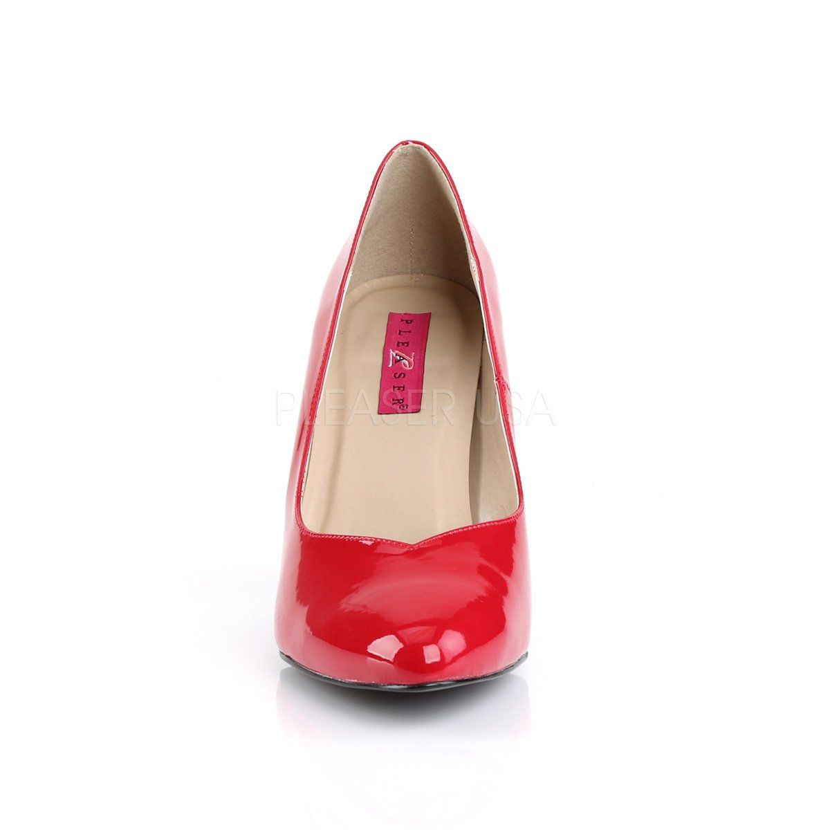 DREAM-420 Red Patent Pleaser Pink Label