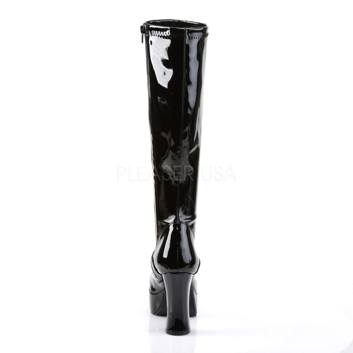 EXOTICA-2000 Black Stretch Patent Funtasma