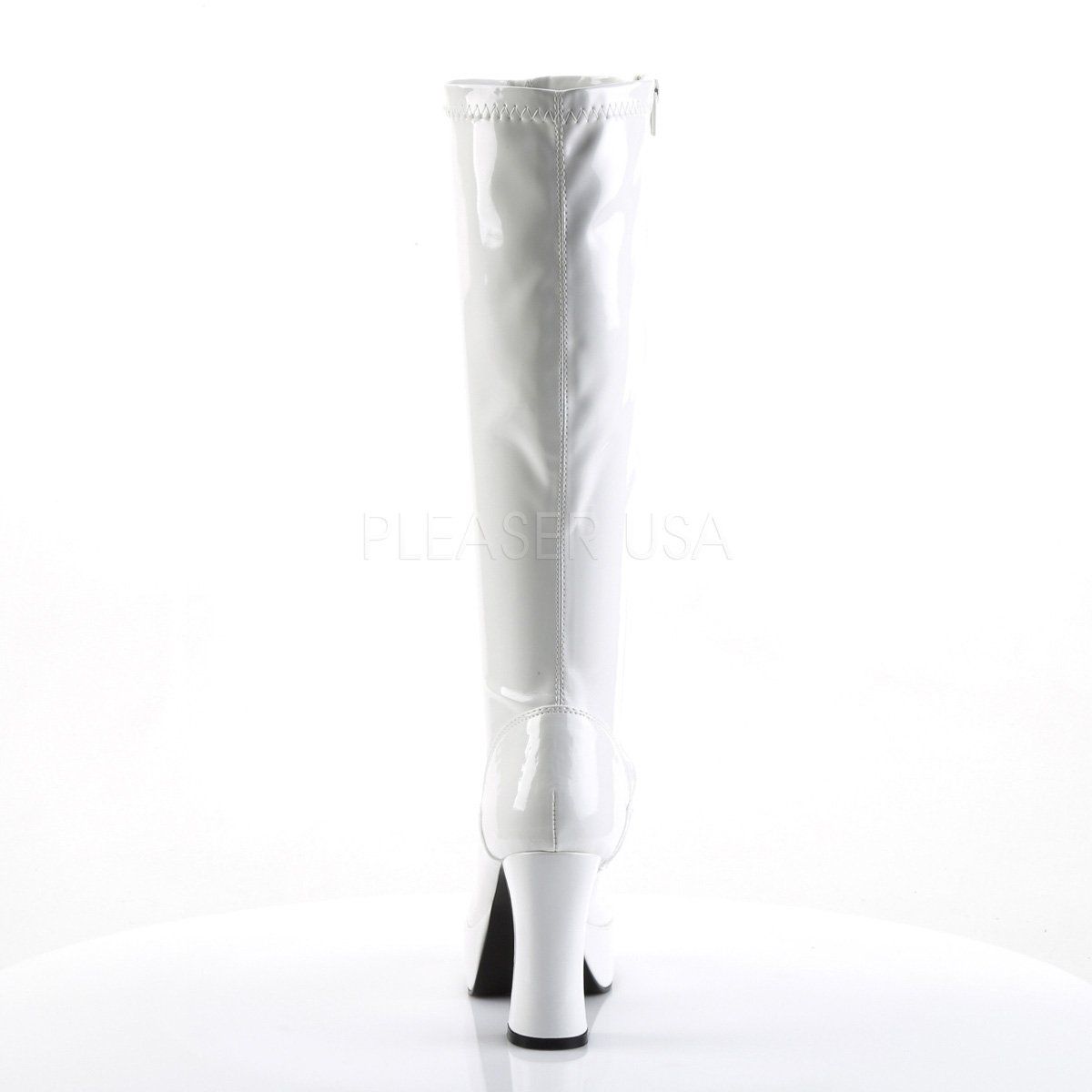 EXOTICA-2000 White Stretch Patent Funtasma