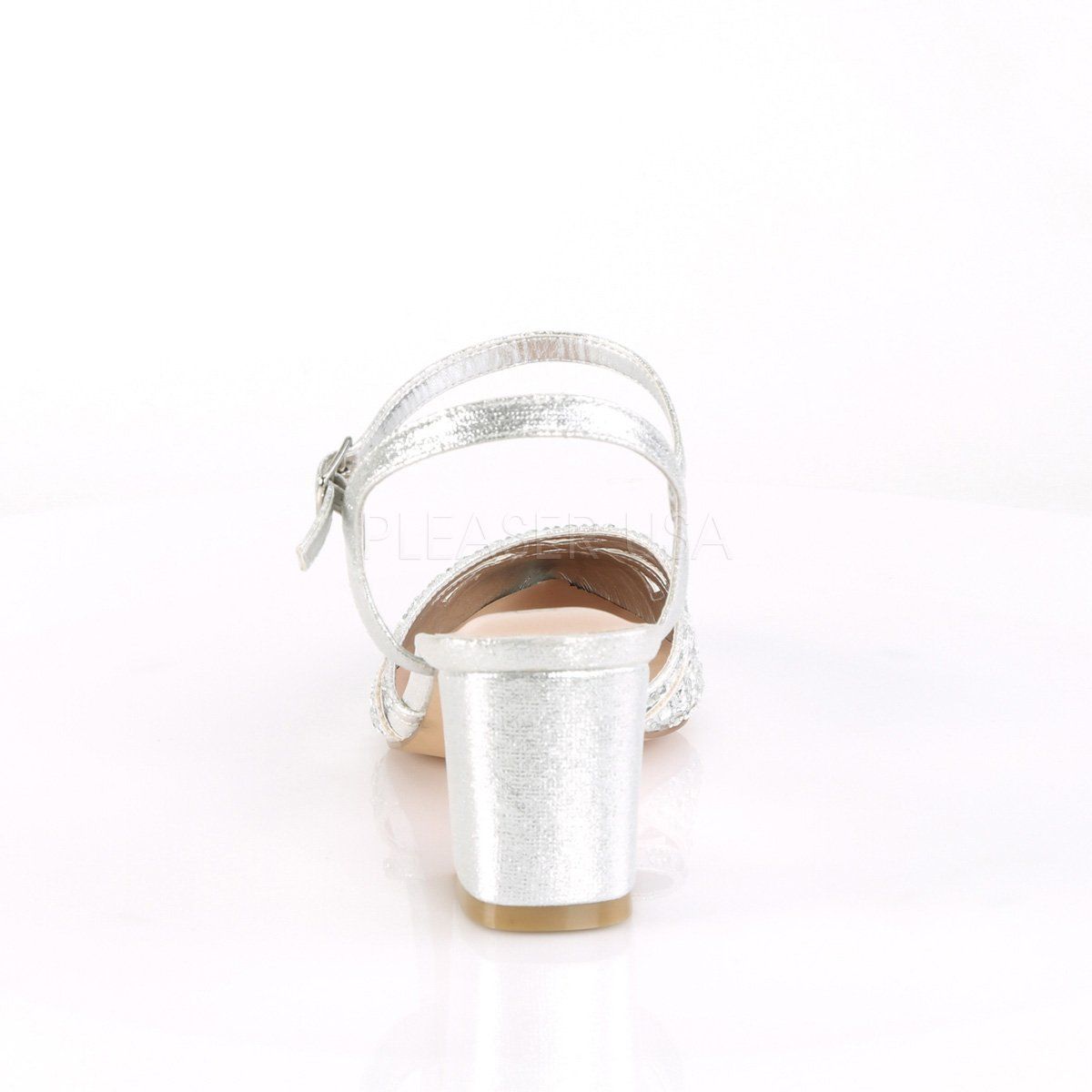 FAYE-06 Silver Shimmering Fabric Fabulicious