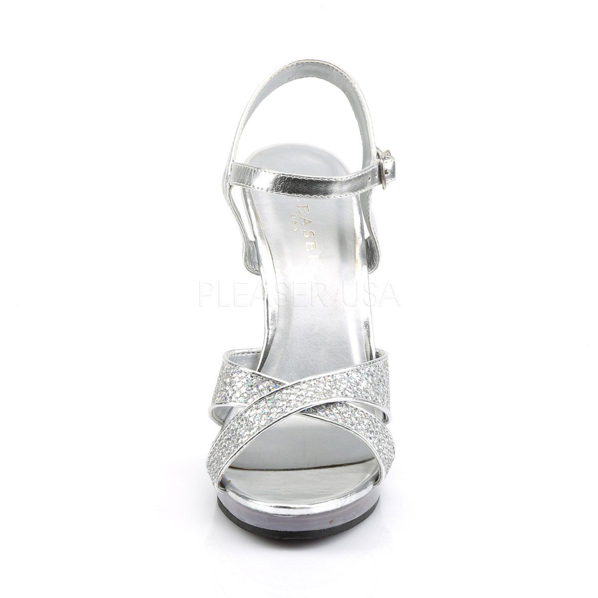 FLAIR-419(G) Silver Multi Glitter/Clear Fabulicious