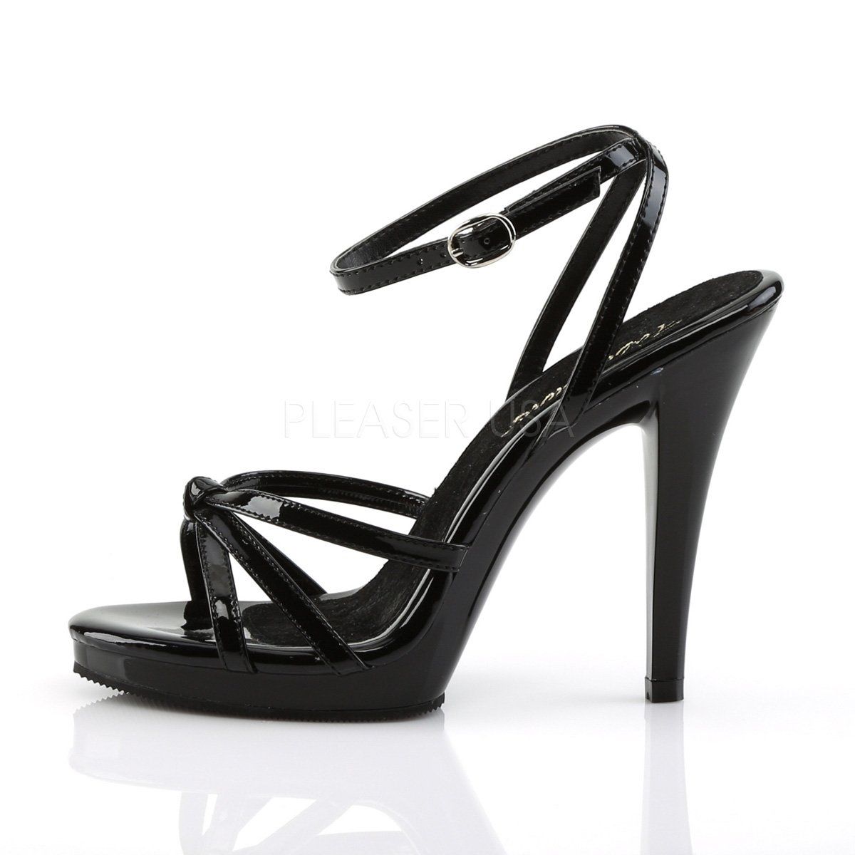 FLAIR-436 Black Patent/Black Fabulicious