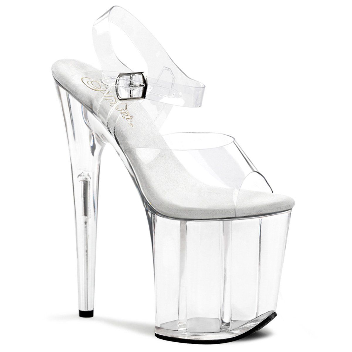 FLAMINGO-808 Clear Platform Sandal Pleaser