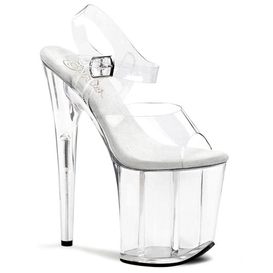 FLAMINGO-808 Clear Platform Sandal Pleaser