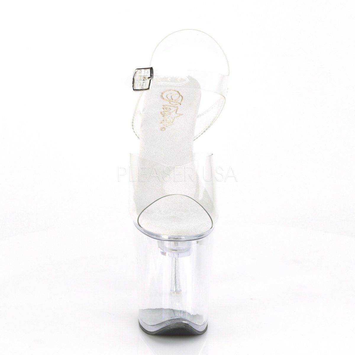 FLASHDANCE-808 Clear Platform Sandal Pleaser
