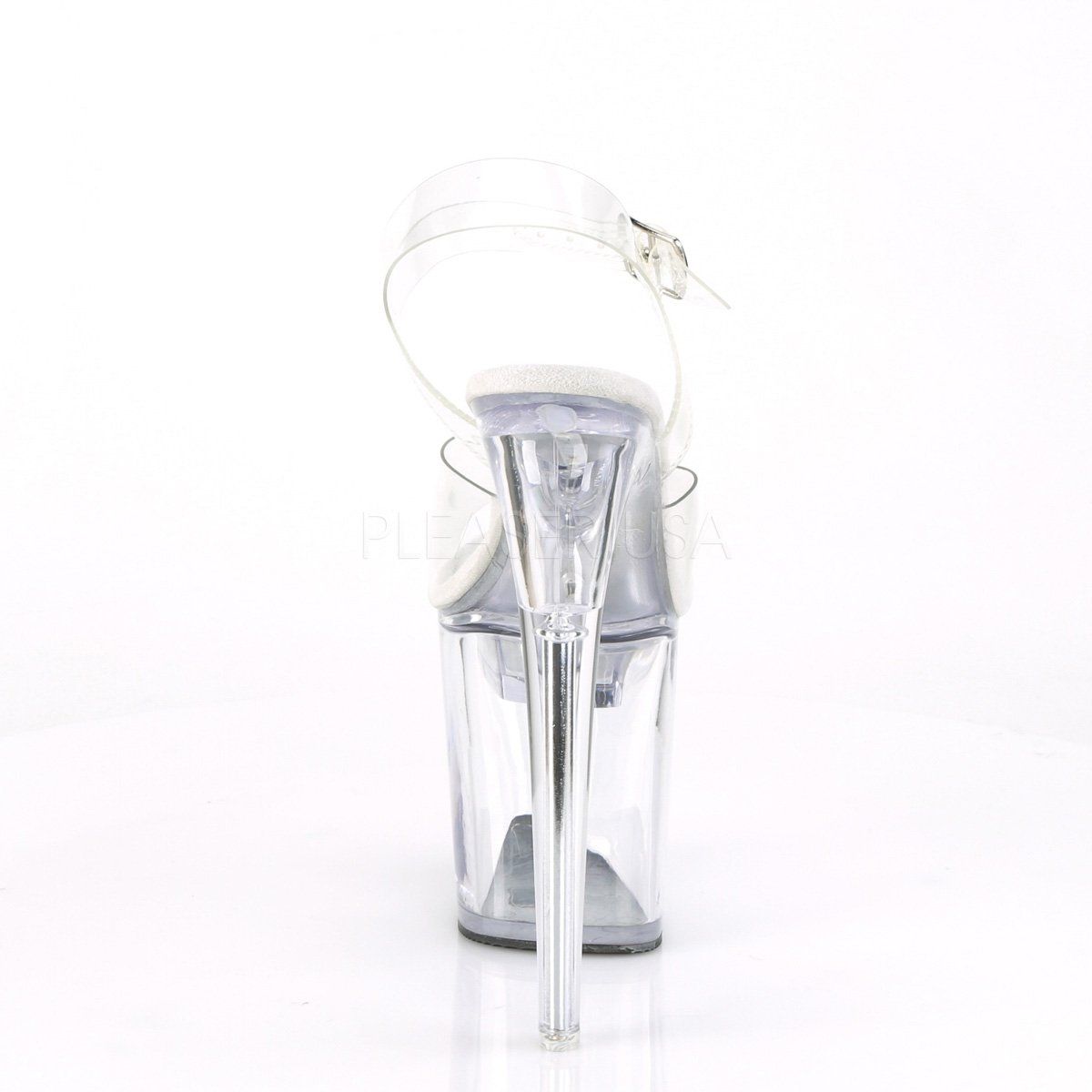 FLASHDANCE-808 Clear Platform Sandal Pleaser