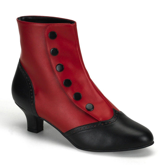 FLORA-1023 Red-Black Pu Bordello
