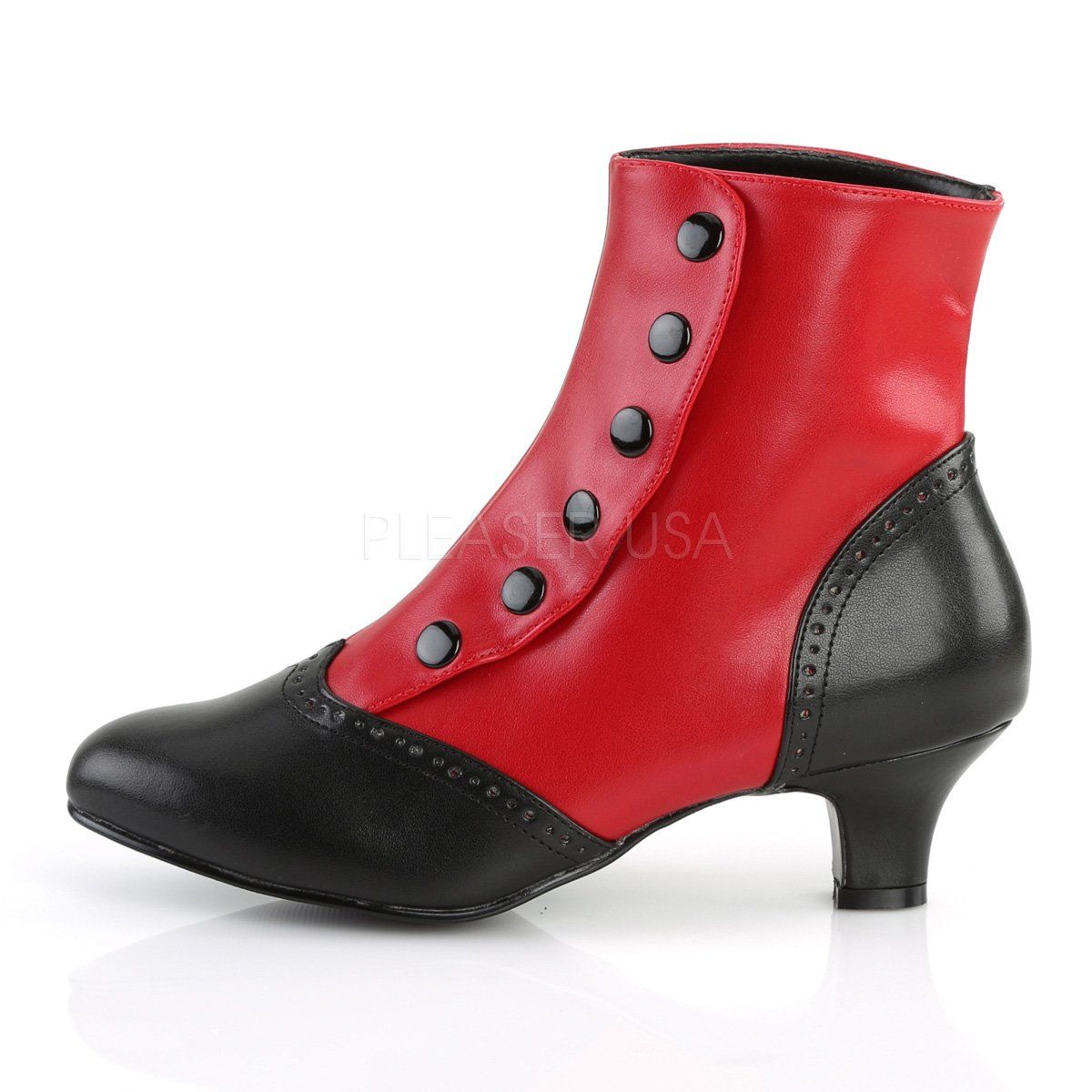 FLORA-1023 Red-Black Pu Bordello