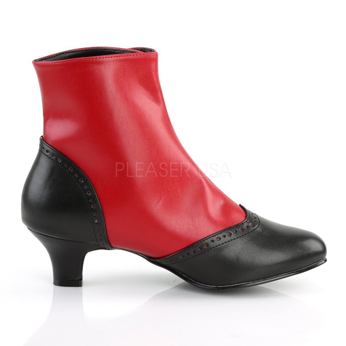 FLORA-1023 Red-Black Pu Bordello