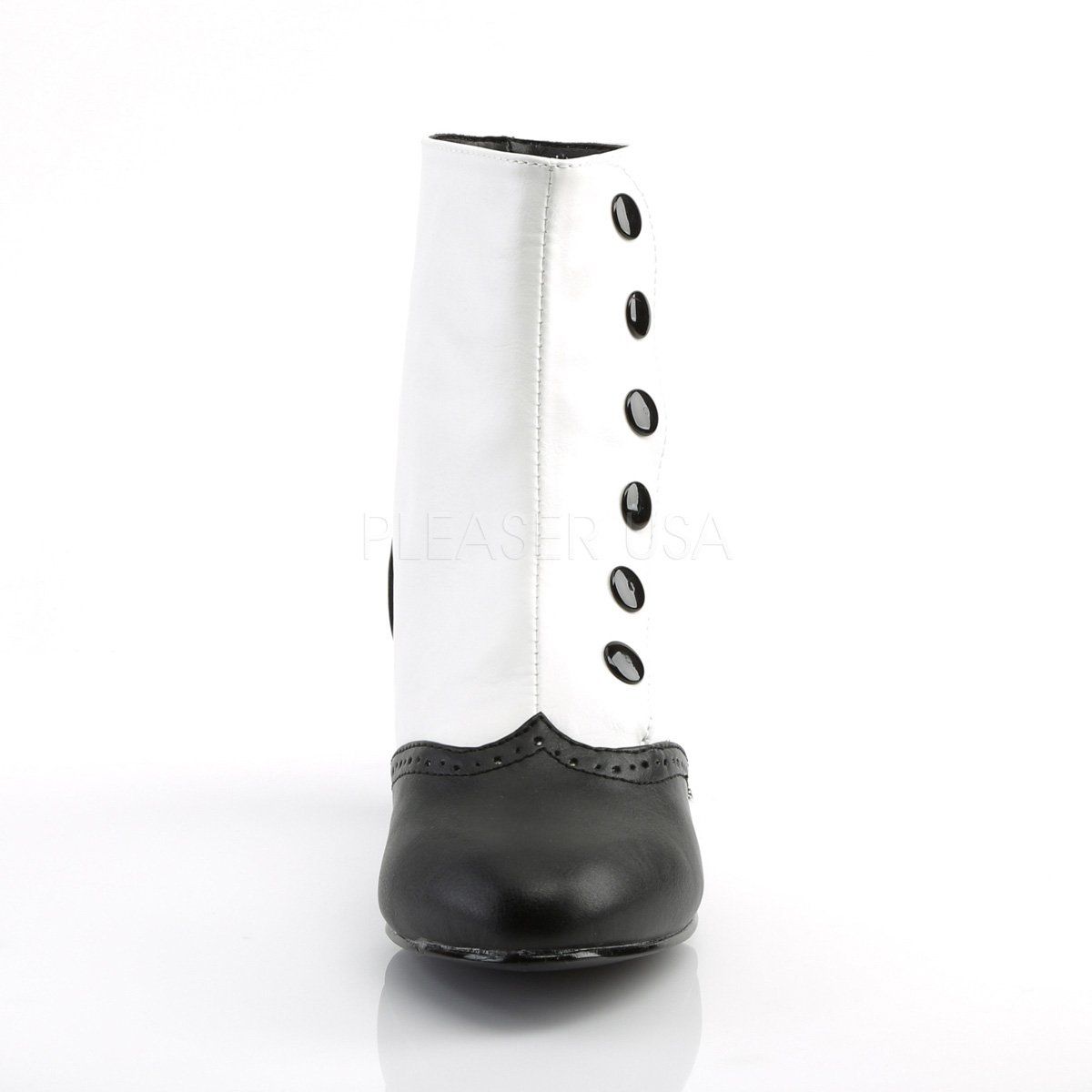 FLORA-1023 White-Black Pu Bordello