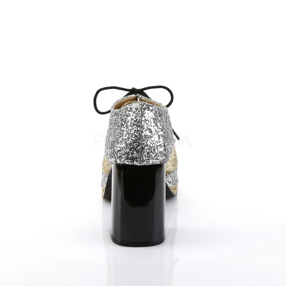 GLAMROCK-02 Silver-Gold Glitter Funtasma