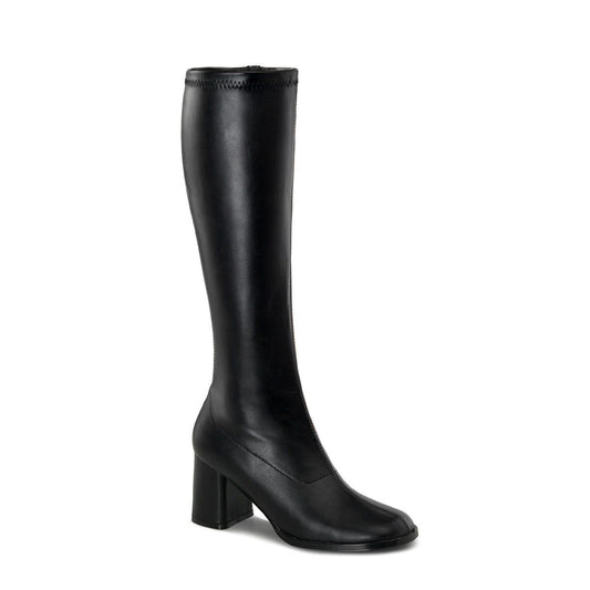 GOGO-300 Black Stretch Pu Funtasma