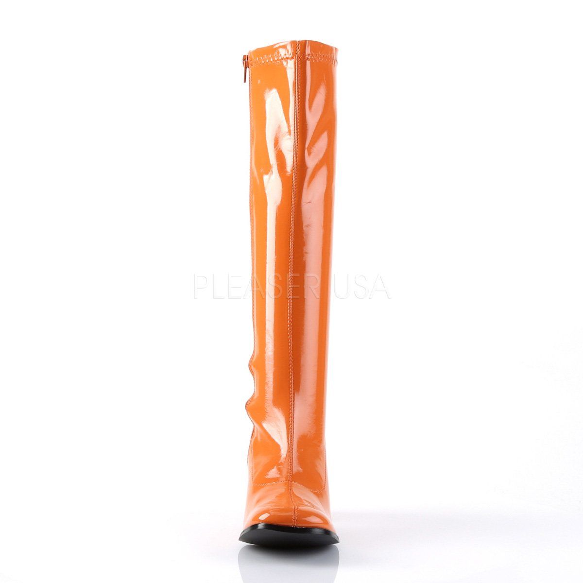 GOGO-300 Orange Stretch Patent Funtasma