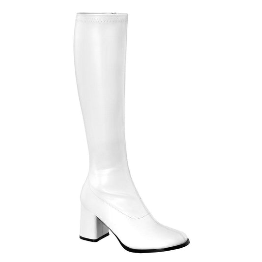 GOGO-300 White Stretch Pu Funtasma