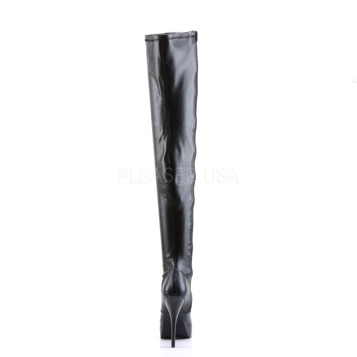 INDULGE-3000 Black Stretch Pu Devious