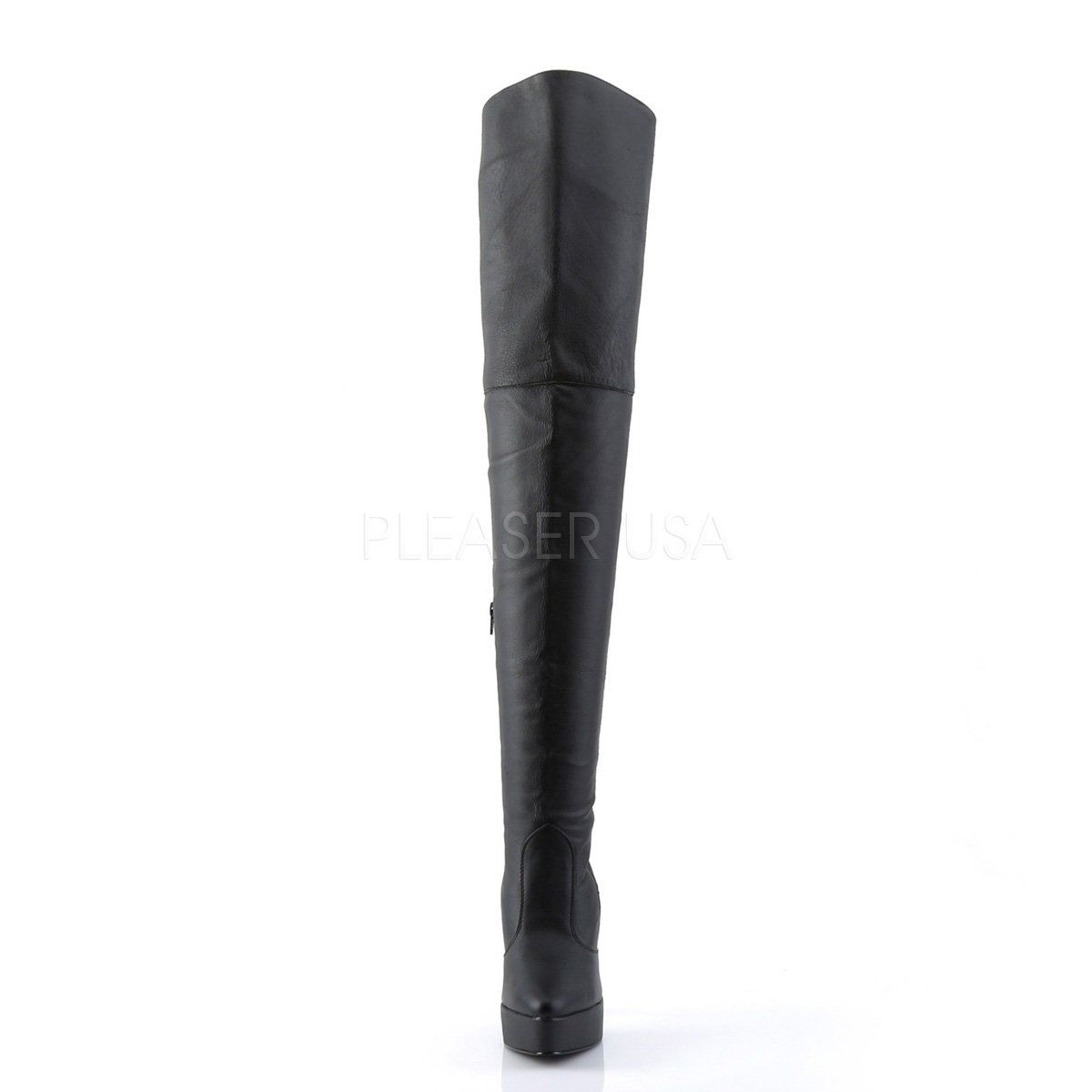 INDULGE-3011 Black Leather (P) Devious
