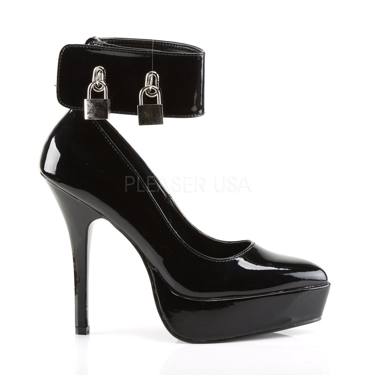 INDULGE-534 Black Patent Devious