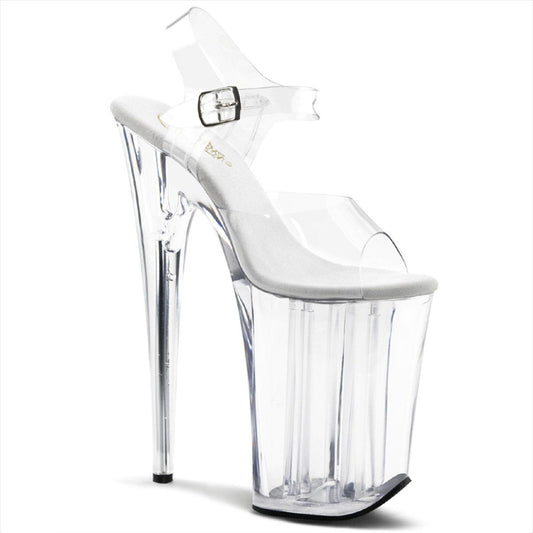 INFINITY-908 Clear Platform Sandal Pleaser
