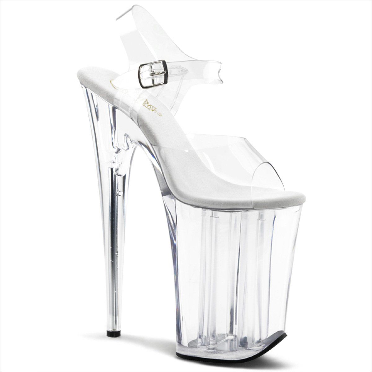 INFINITY-908 Clear Platform Sandal Pleaser