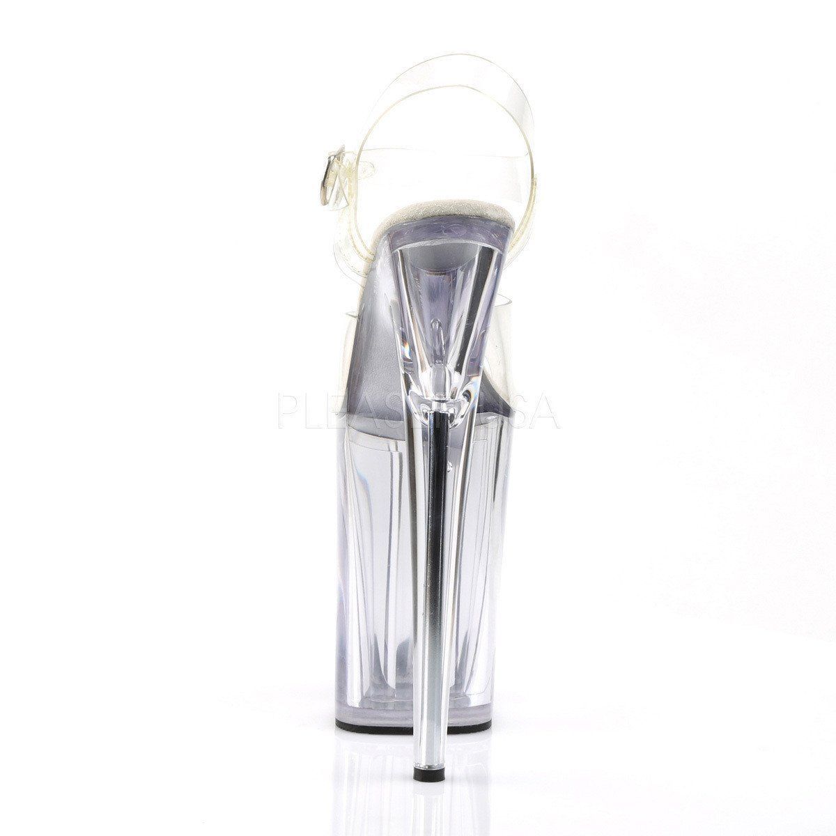 INFINITY-908 Clear Platform Sandal Pleaser