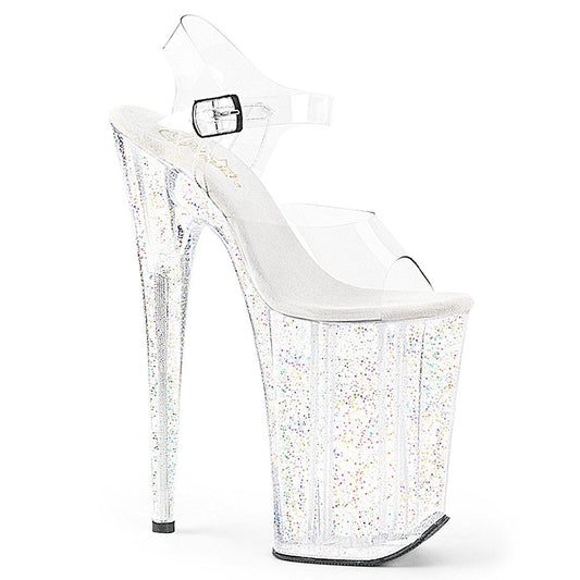 INFINITY-908 Clear Platform Sandal Pleaser