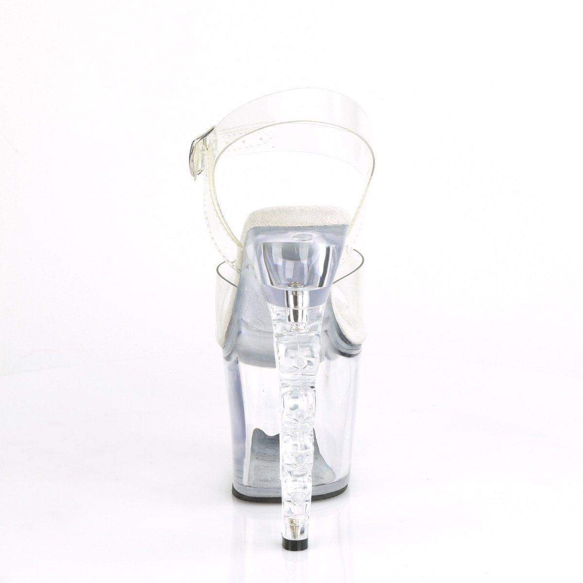 IRONGRIP-708 Clear Platform Sandal Pleaser