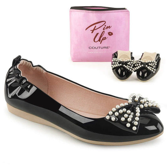 IVY-09 Black Patent Pin Up Couture
