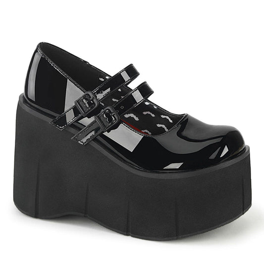 KERA-08 Black Patent Mary Janes Demonia
