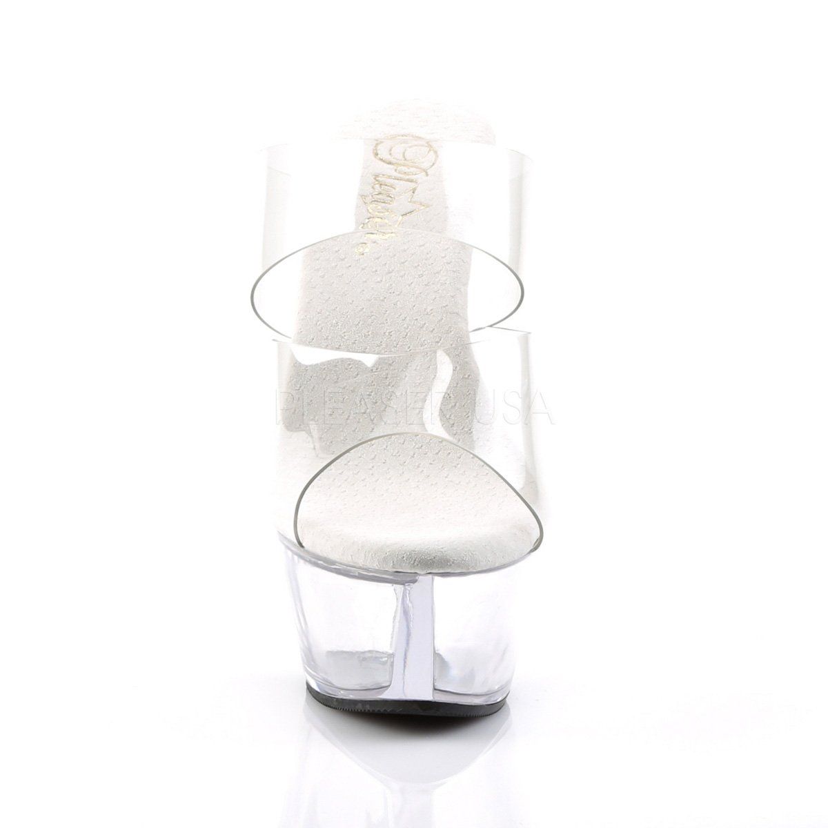 KISS-202 Clear Platform Sandal Pleaser