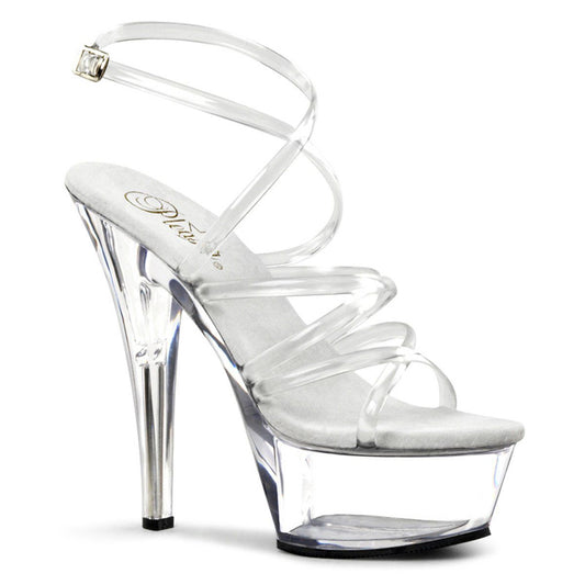 KISS-206 Clear Platform Sandal Pleaser