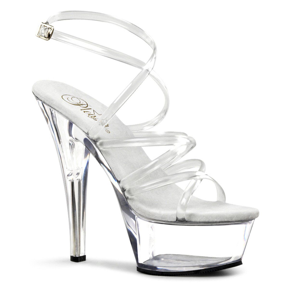 KISS-206 Clear Platform Sandal Pleaser