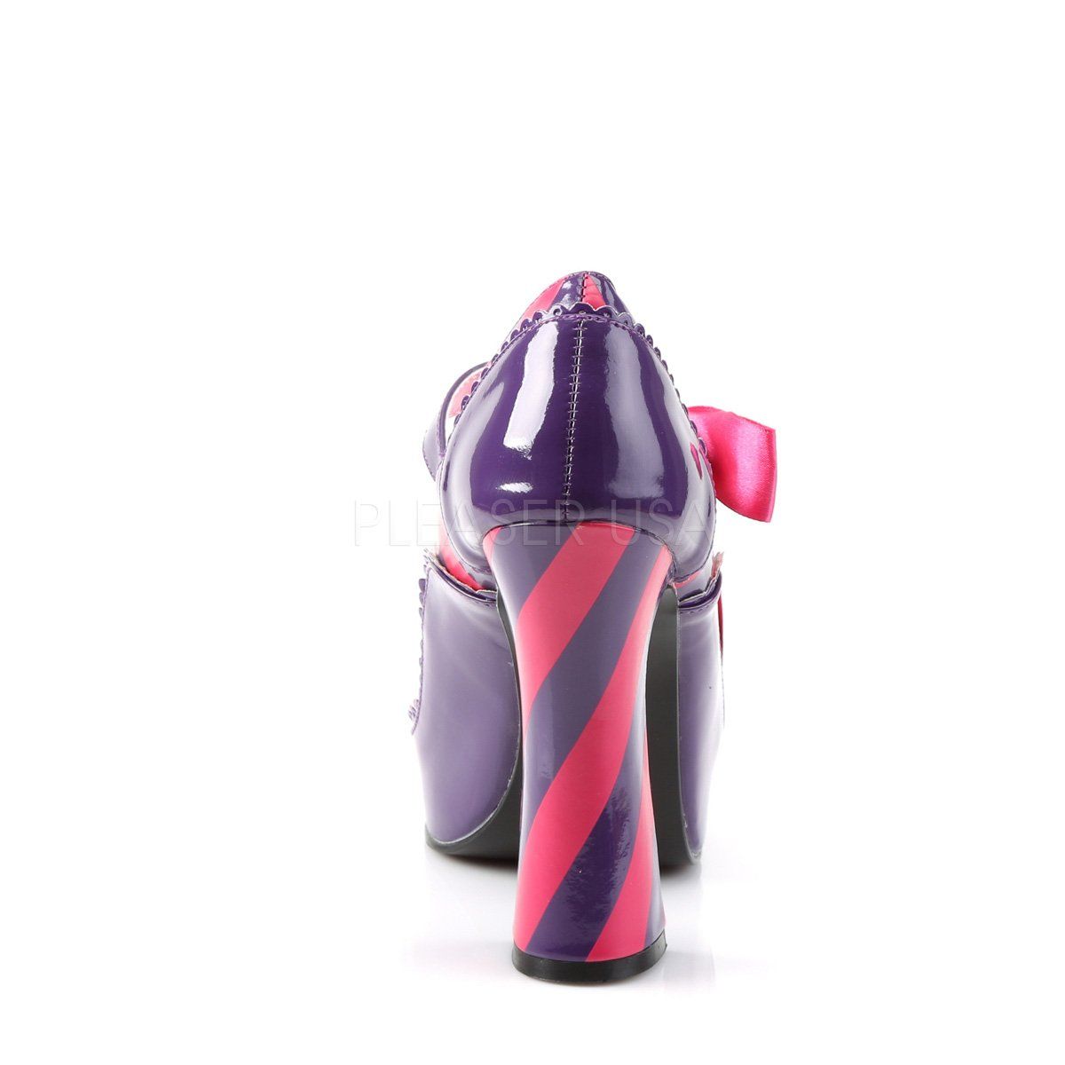KITTY-32 Purple-Hot Pink Patent Funtasma
