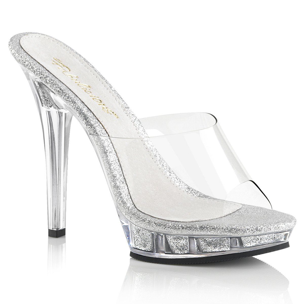 LIP-101 Clear/Silver Glitter Fabulicious