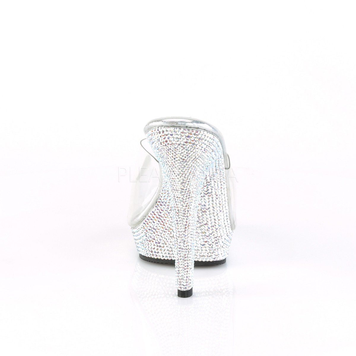 LIP-101DM Clear/ Silver Multi Rhinestone Fabulicious