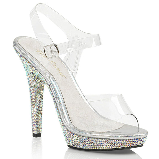 LIP-108DM Clear/Silver Multi Rhinestone Fabulicious