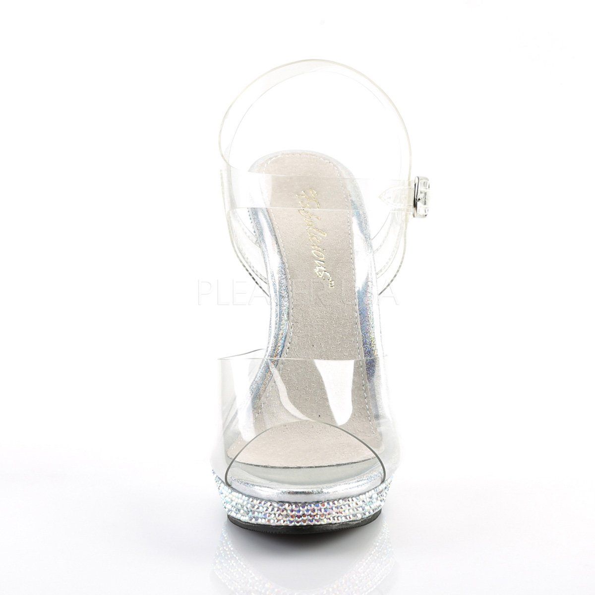 LIP-108DM Clear/Silver Multi Rhinestone Fabulicious