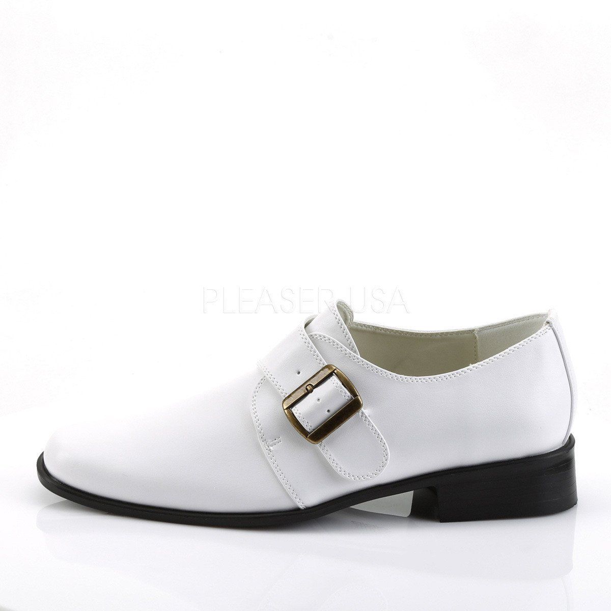 LOAFER-12 White Pu Funtasma