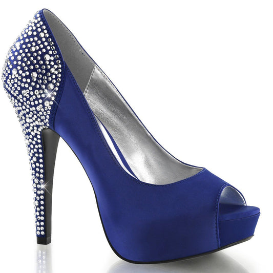 LOLITA-08 Royal Blue Silk Satin Fabulicious