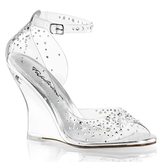 LOVELY-430RS Clear Wedge Sandal