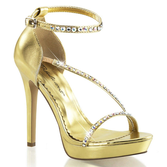 LUMINA-26 Gold Metallic Pu Sandal