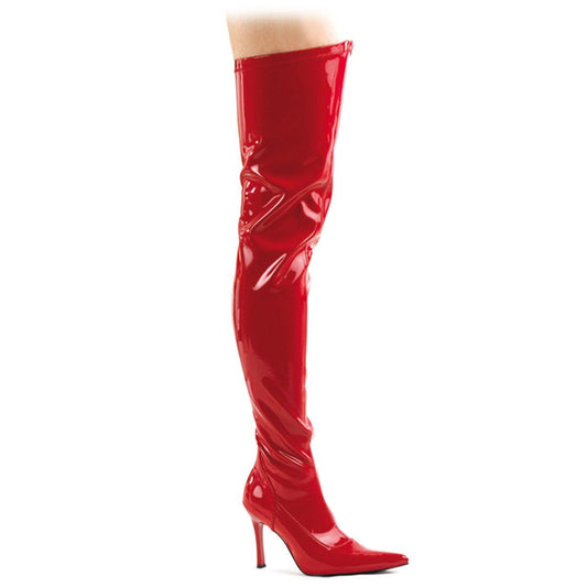 LUST-3000 Red Stretch Patent Funtasma